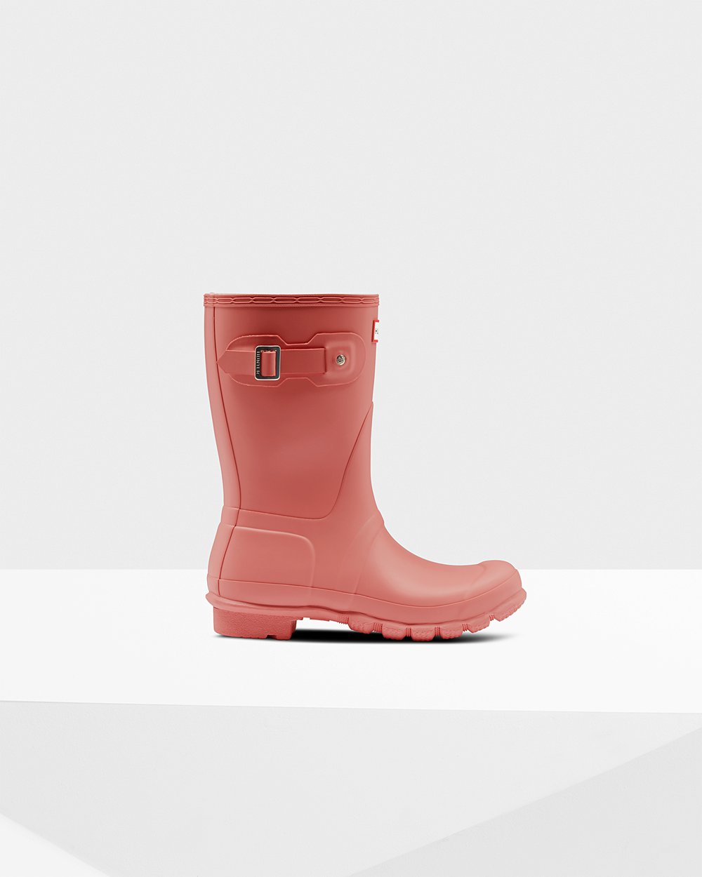 Womens Hunter Original - Short Rain Boots Pink - 8763-WEUJZ